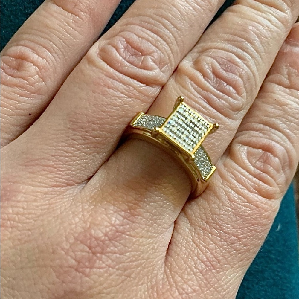 .78ct REAL BRILLIANT DIAMONDS 18K GOLD DESIGNER RING - Picture 8 of 13